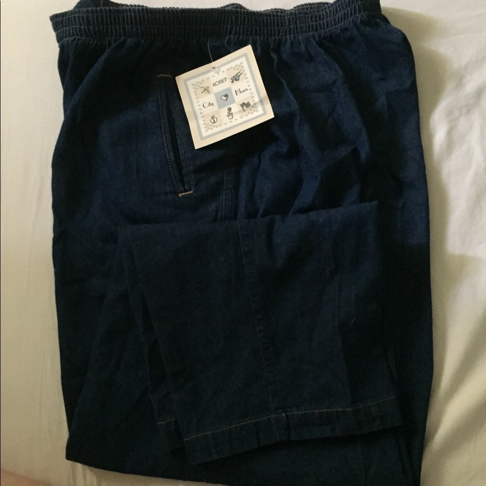 Koret lightweight denim pants size 20 Elastic